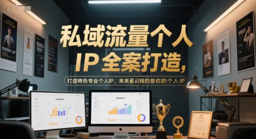 私域流量个人IP全案打造，打造特色专业个人IP，未来最值钱的是你的个人IP