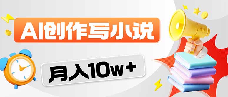 2026风口项目AI写小说 轻松实现月入10w+-网创百晓生