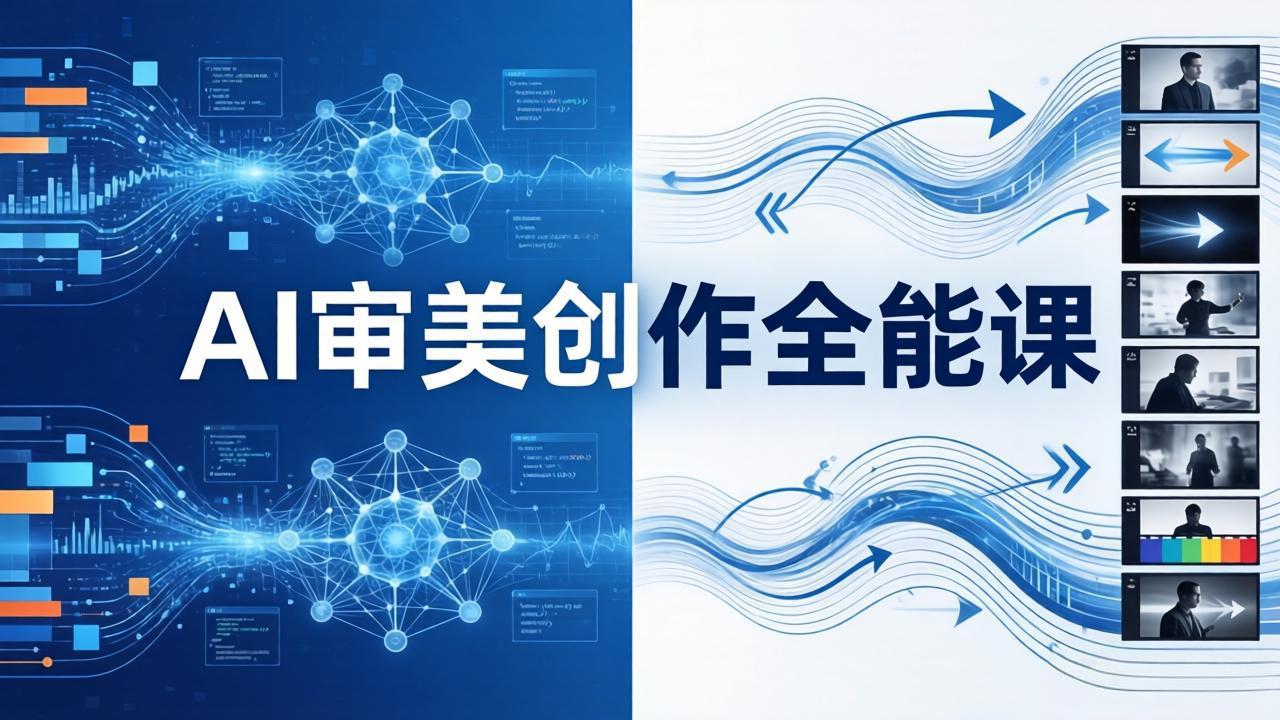 AI审美创作全能课：MJ+Seedance+模型训练+影视分镜+编剧，一站式掌握AI艺术创作-网创百晓生