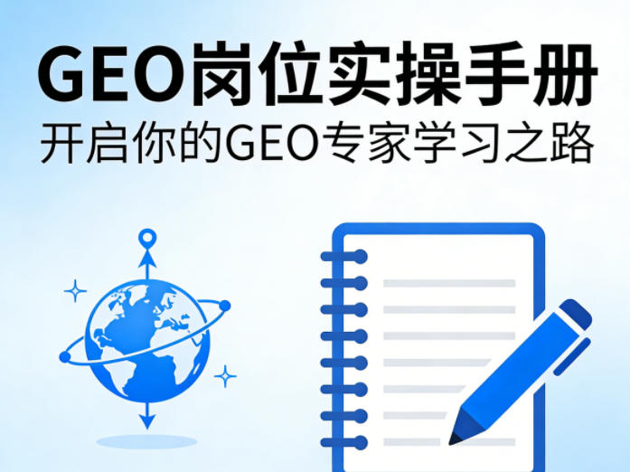 GEO岗位实操手册，开启你的GE0专家学习之路-网创百晓生