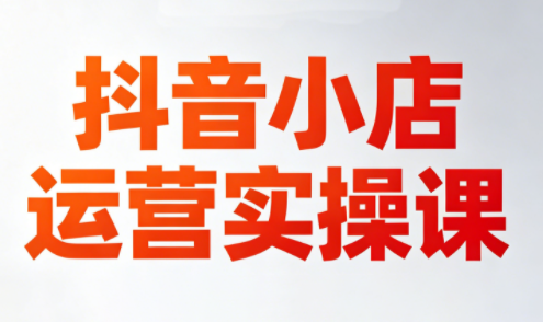 李老师·抖音小店运营实操课(更新2026)-网创百晓生