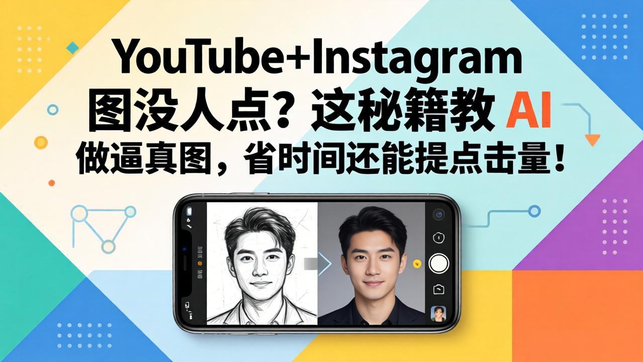 YouTube+Instagram图没人点？这秘籍教 AI 做逼真图，省时间还能提点击量-网创百晓生
