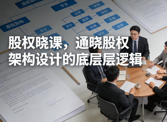 股权晓课，通晓股权架构设计的底层逻辑-网创百晓生