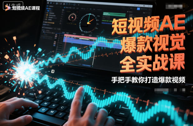 短视频AE爆款视觉全实战课，手把手教你打造爆款视频-网创百晓生